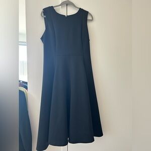 Calvin Klein Black Sleeveless A-Line Cocktail Dress